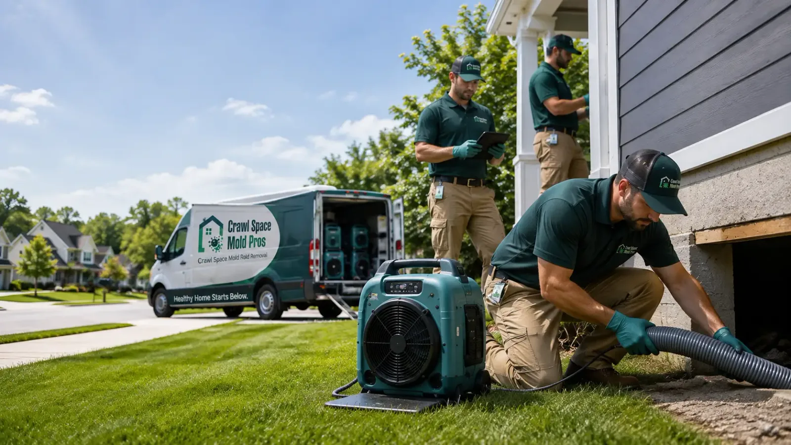 Crawl Space Mold Removal in Lockport, IL